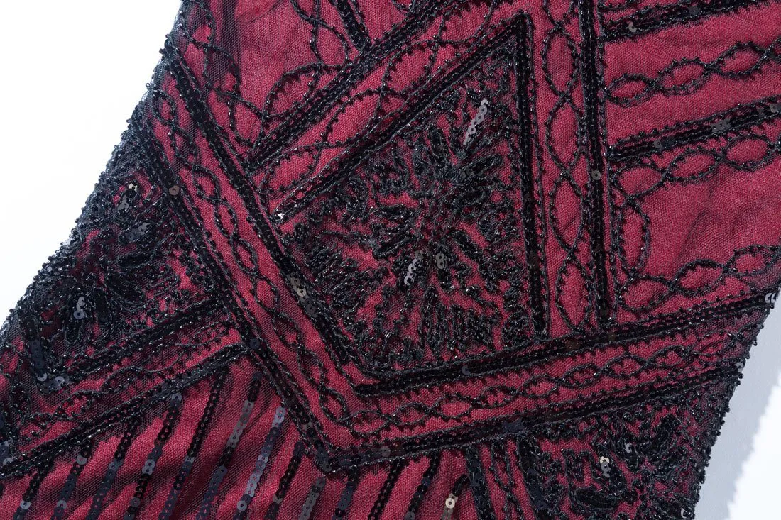 1920s Gatsby Themed Party Flapper Dresses Sequins Party Dress |JaosWish