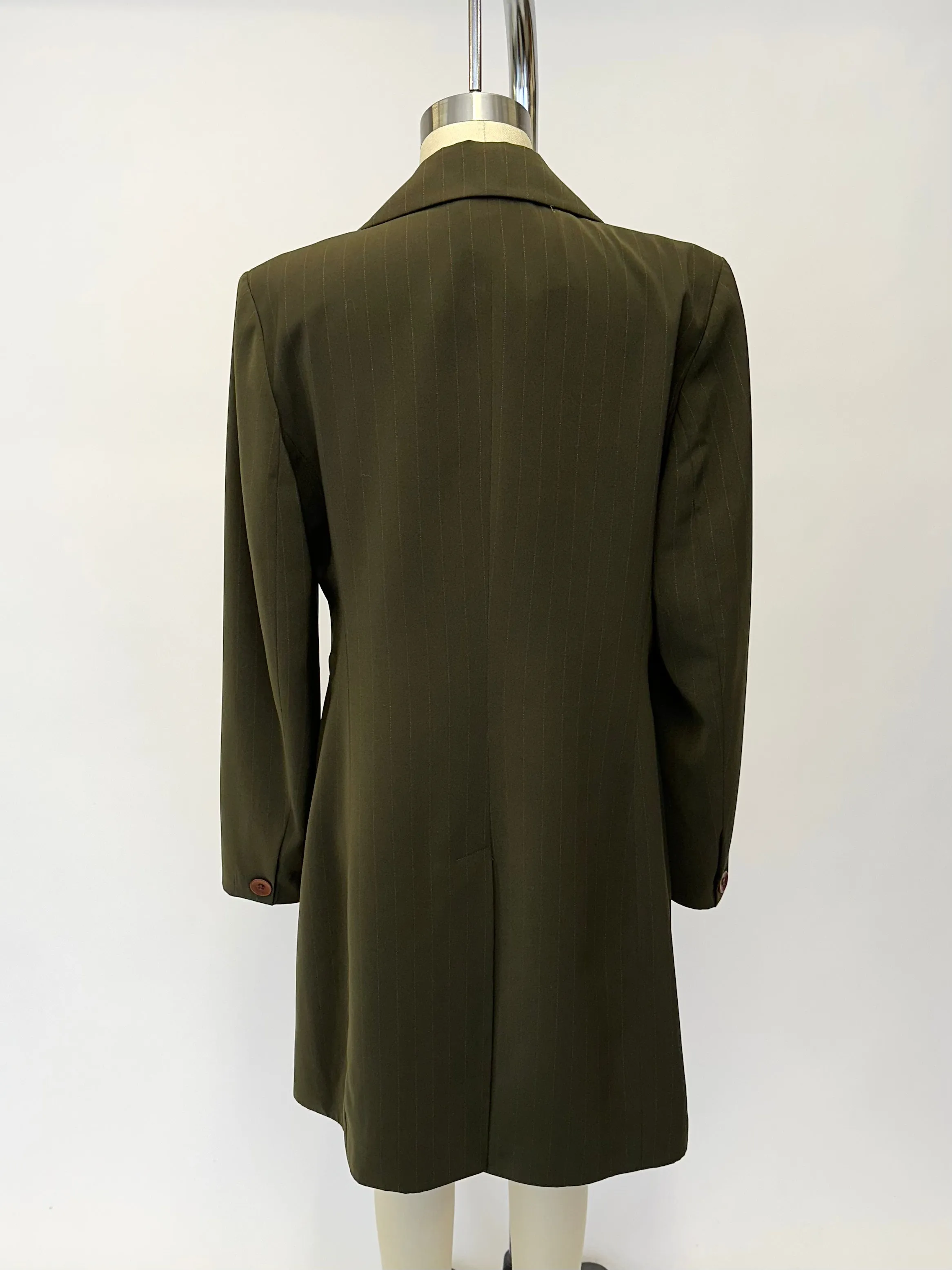 1990s French Pinstripe Blazer