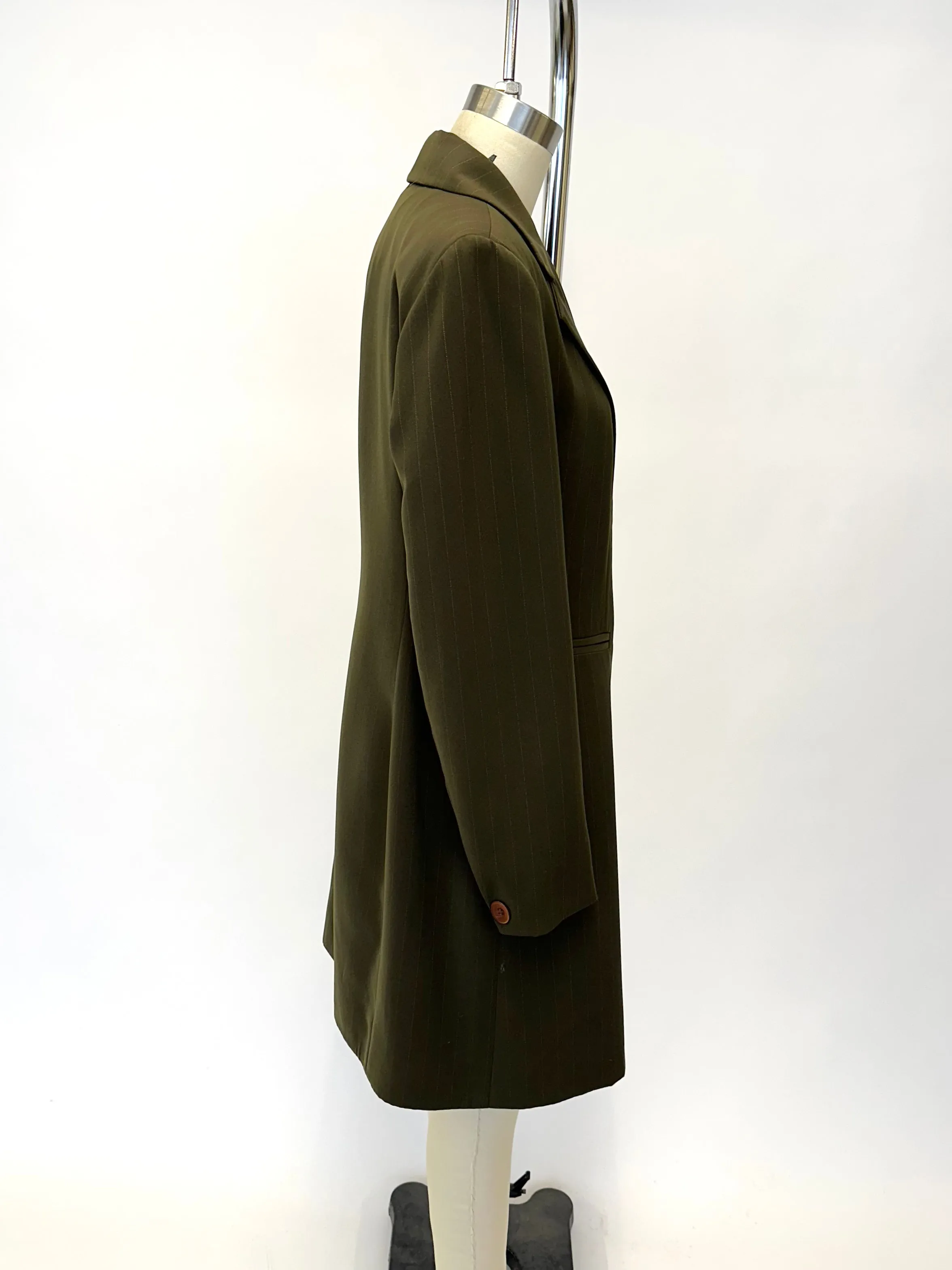 1990s French Pinstripe Blazer