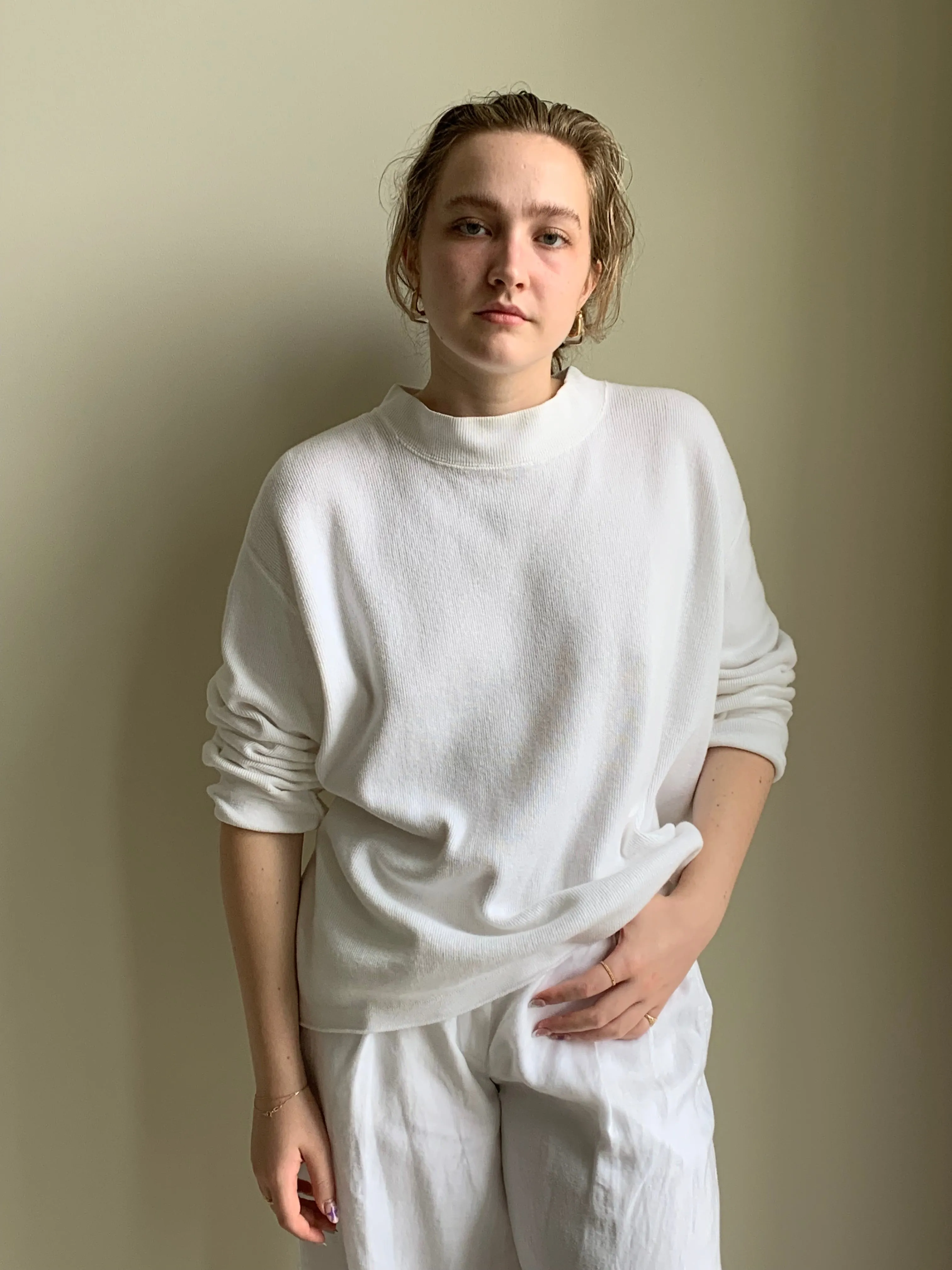 90s J.Crew mock neck sweater