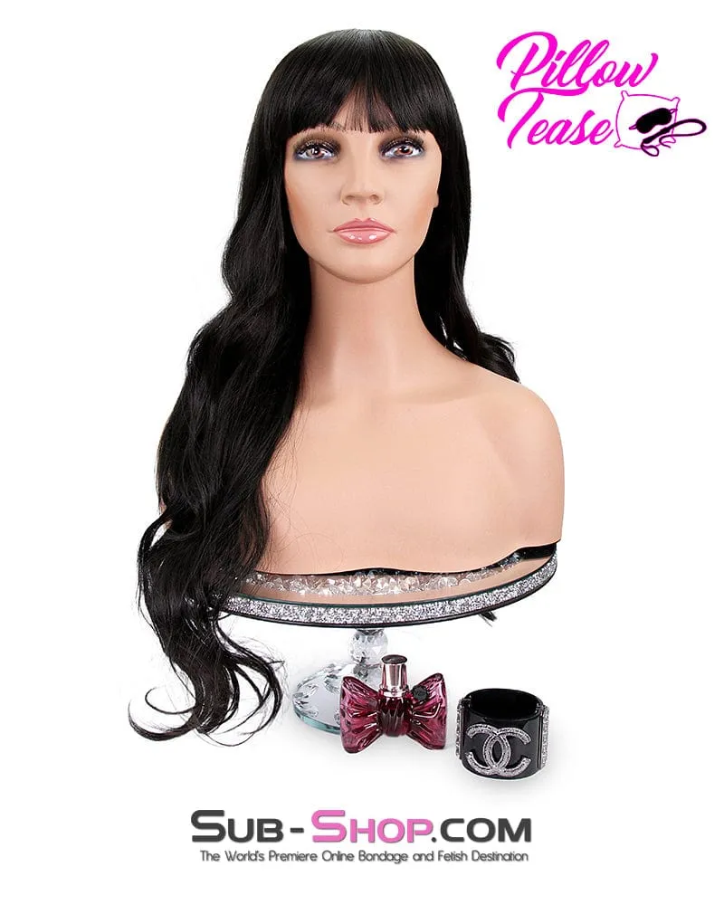 9958AE      Ashley 26" Black Curly Wig