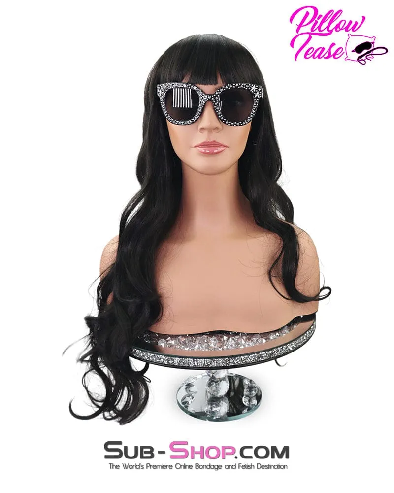 9958AE      Ashley 26" Black Curly Wig