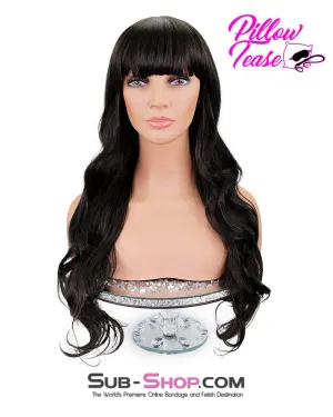 9958AE      Ashley 26" Black Curly Wig