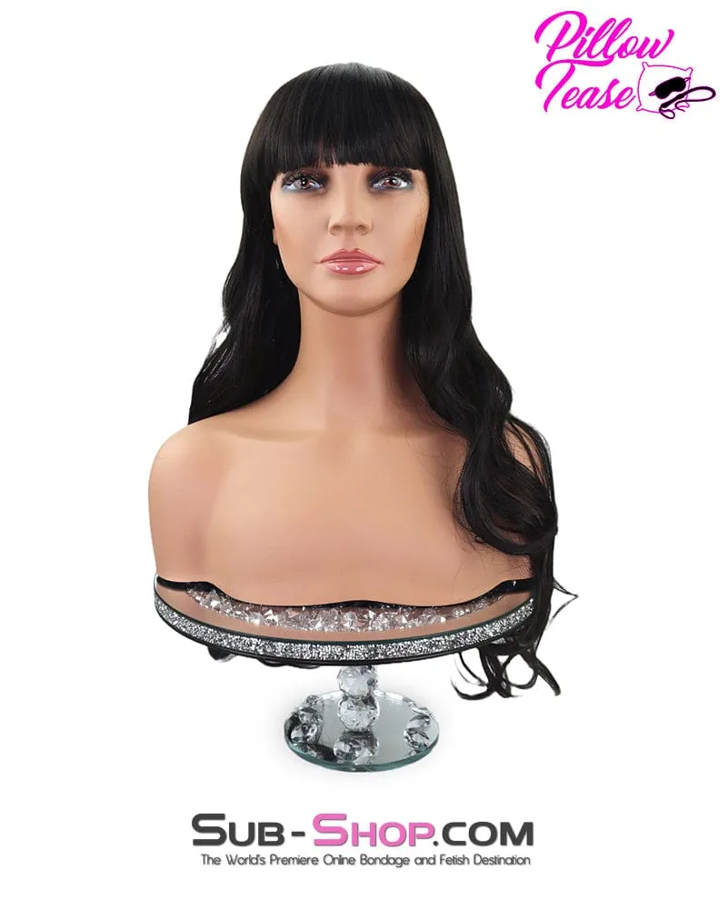 9958AE-SIS      Prissy Sissy Ashley 26" Black Curly Wig