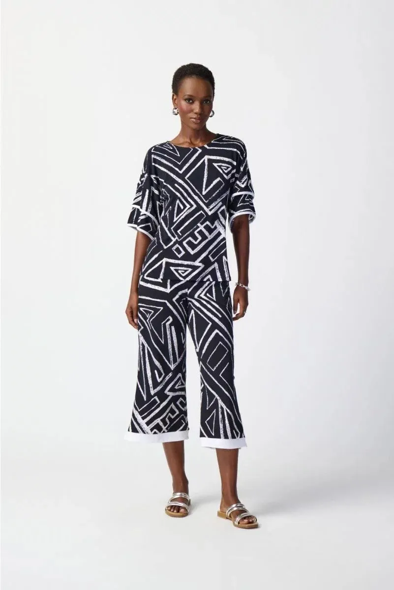 Abstract Print Top Style 241123