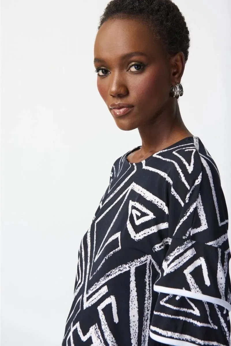 Abstract Print Top Style 241123
