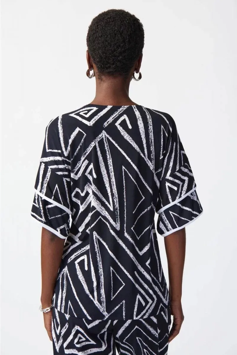 Abstract Print Top Style 241123