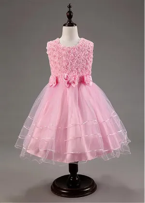 Amazing  Flower Girl Dresses With Handmade Flowers
