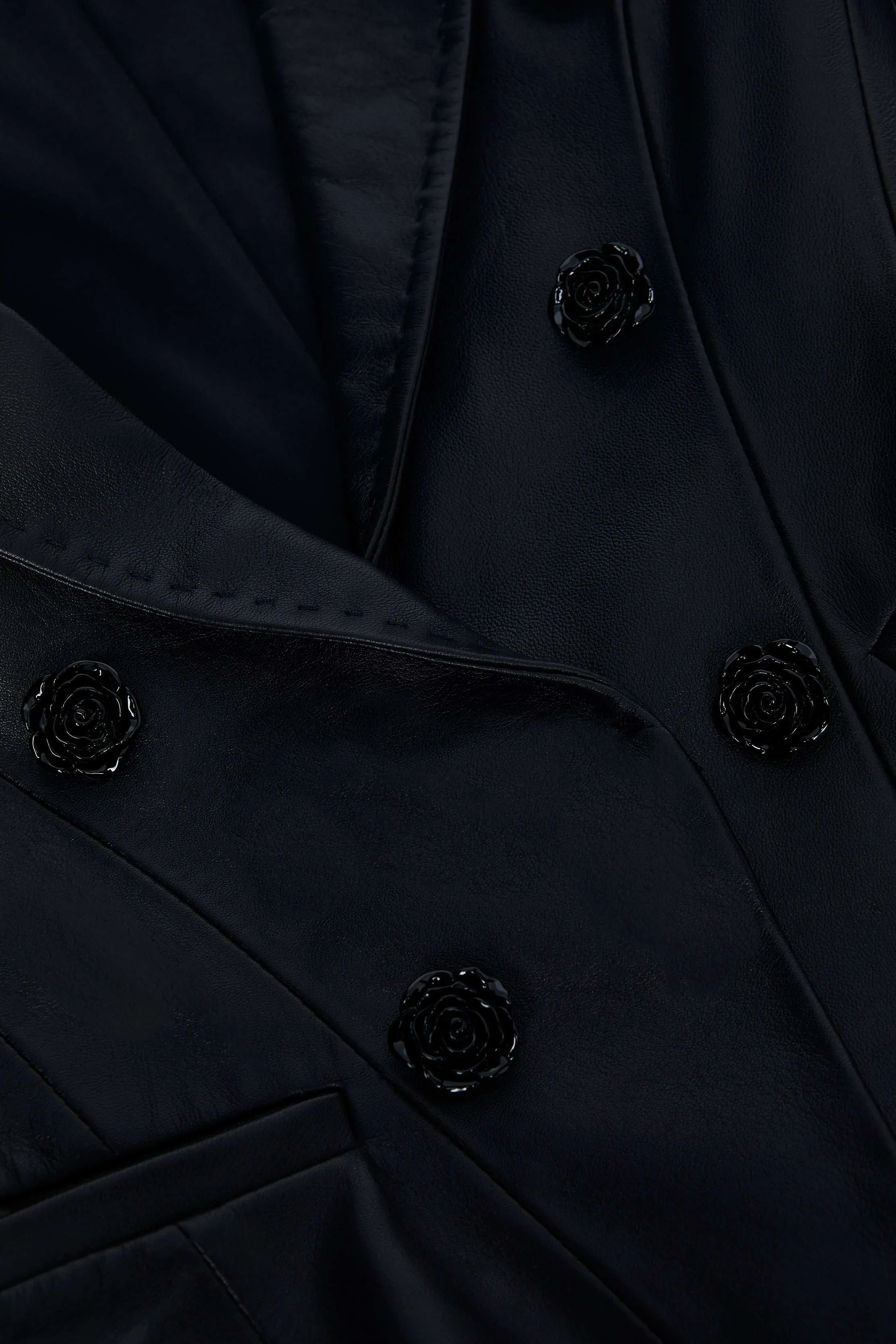 Andalusia Leather Blazer