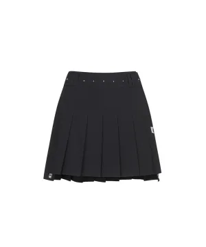 ANEW Golf Women's Buckle Point Pleats Skirt - Black