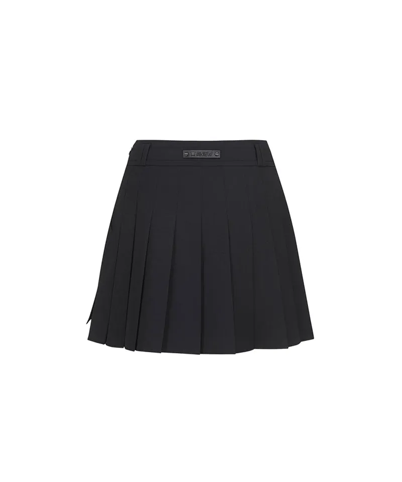 ANEW Golf Women's Buckle Point Pleats Skirt - Black