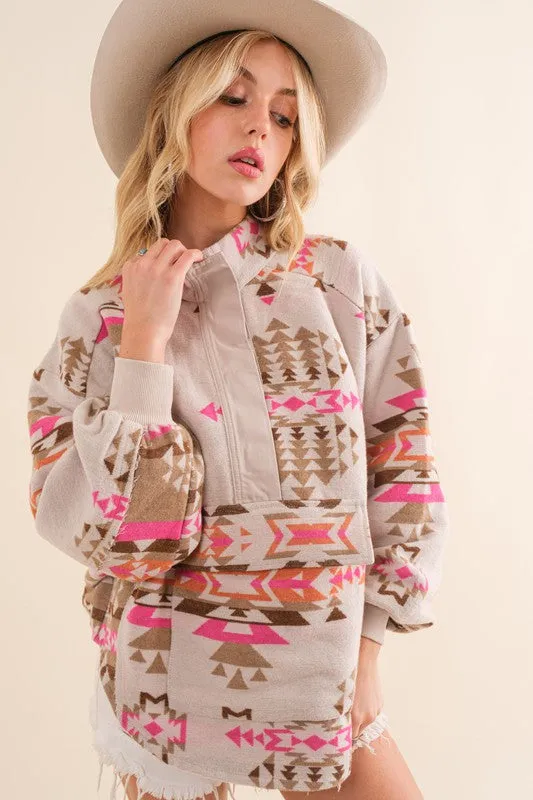 Aztec Western Pullover Shirt