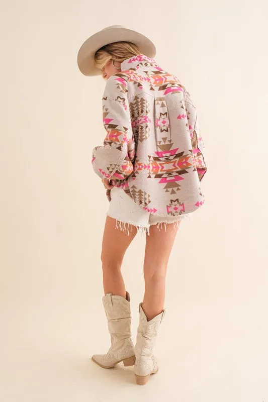 Aztec Western Pullover Shirt