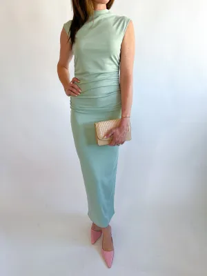 Back Slit Maxi Dress