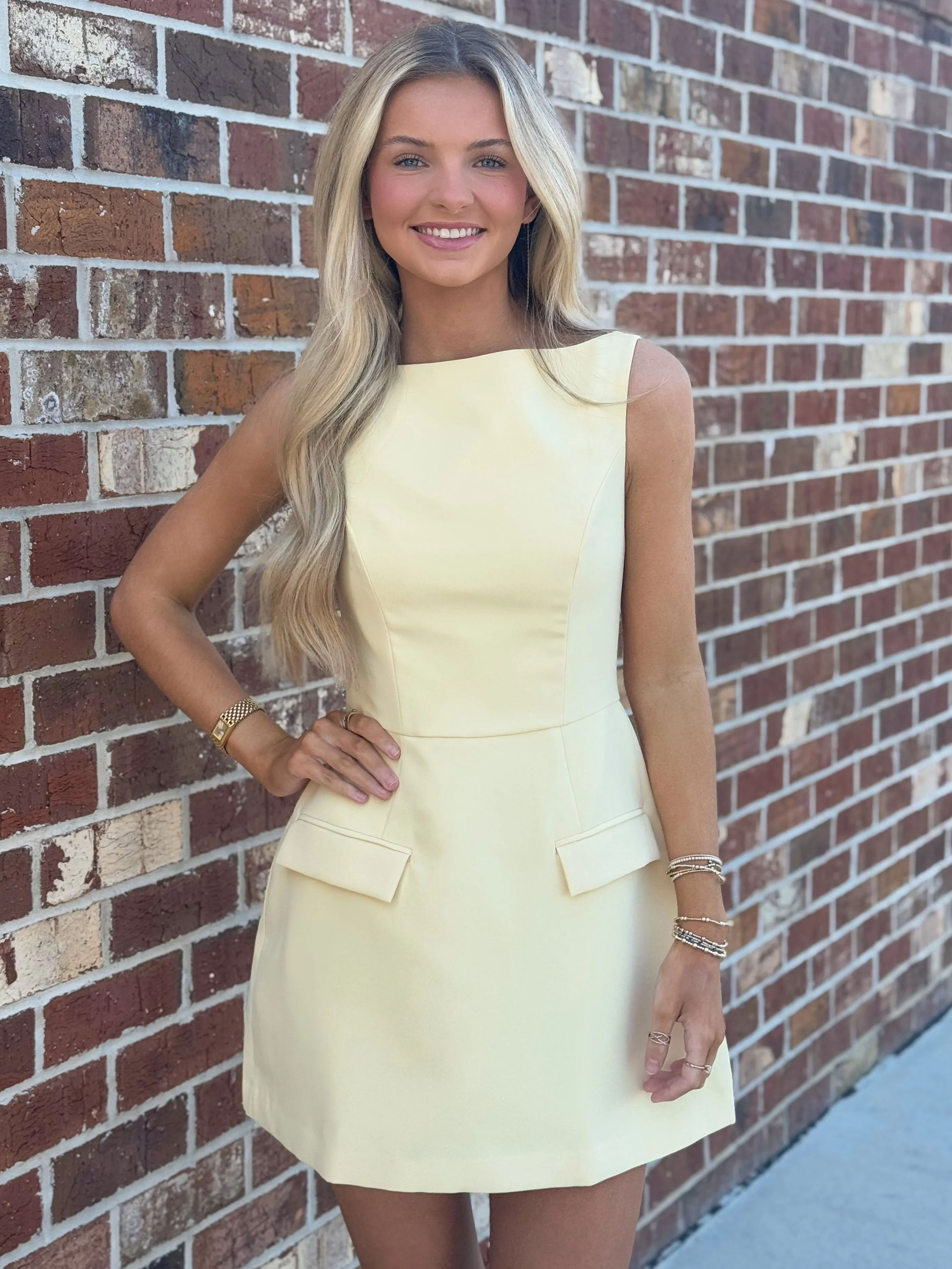 Banco Dress (Cornsilk)