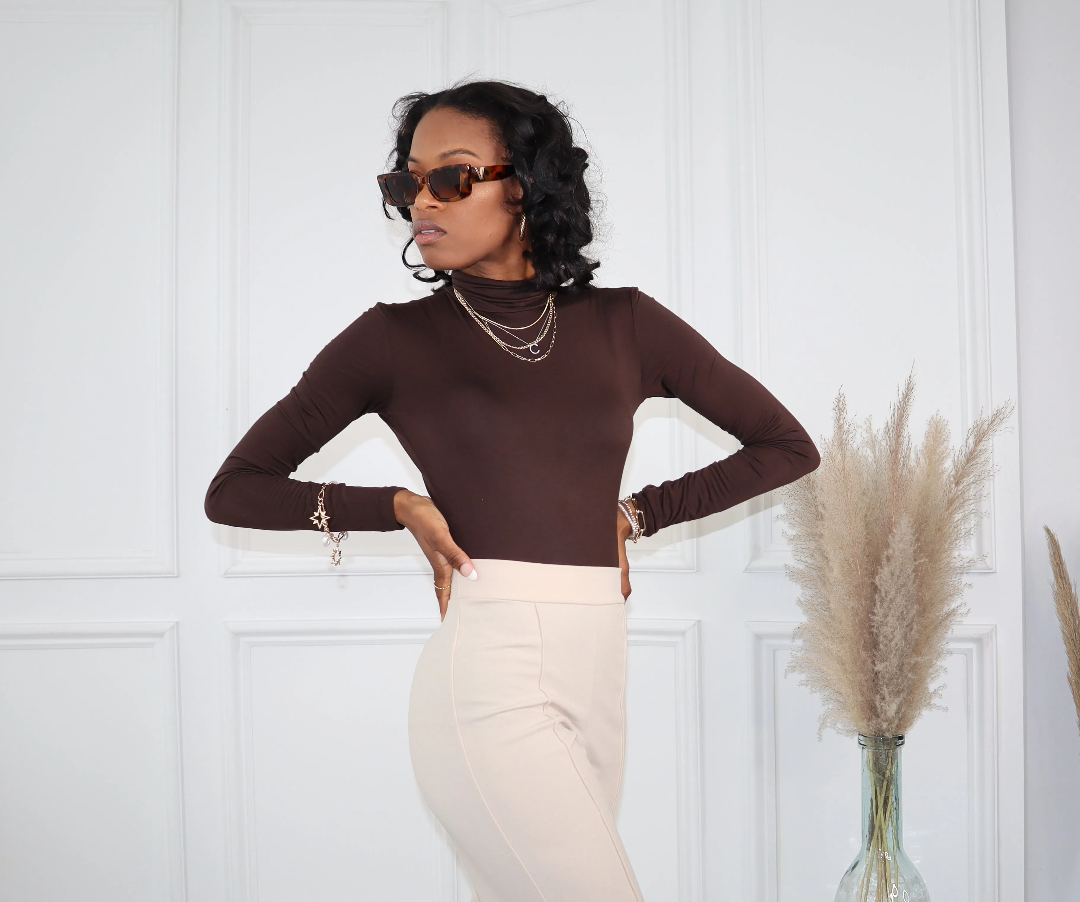 Basic Turtle Neck Bodysuit