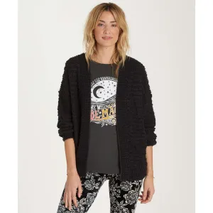 Billabong Women's Just Fur You Cardigan | Black