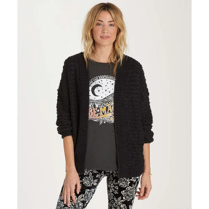 Billabong Women's Just Fur You Cardigan | Black