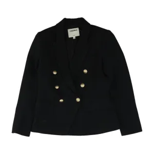 Black Solid Blazer