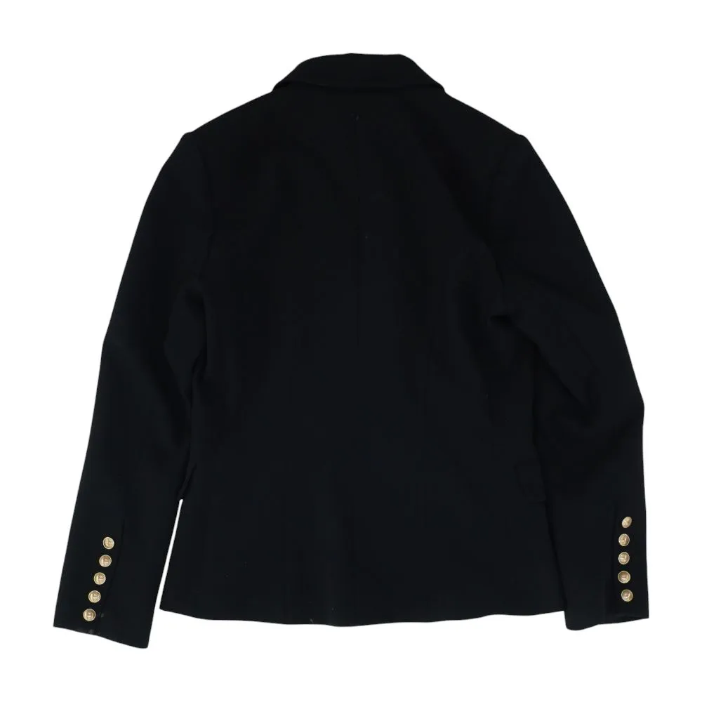 Black Solid Blazer