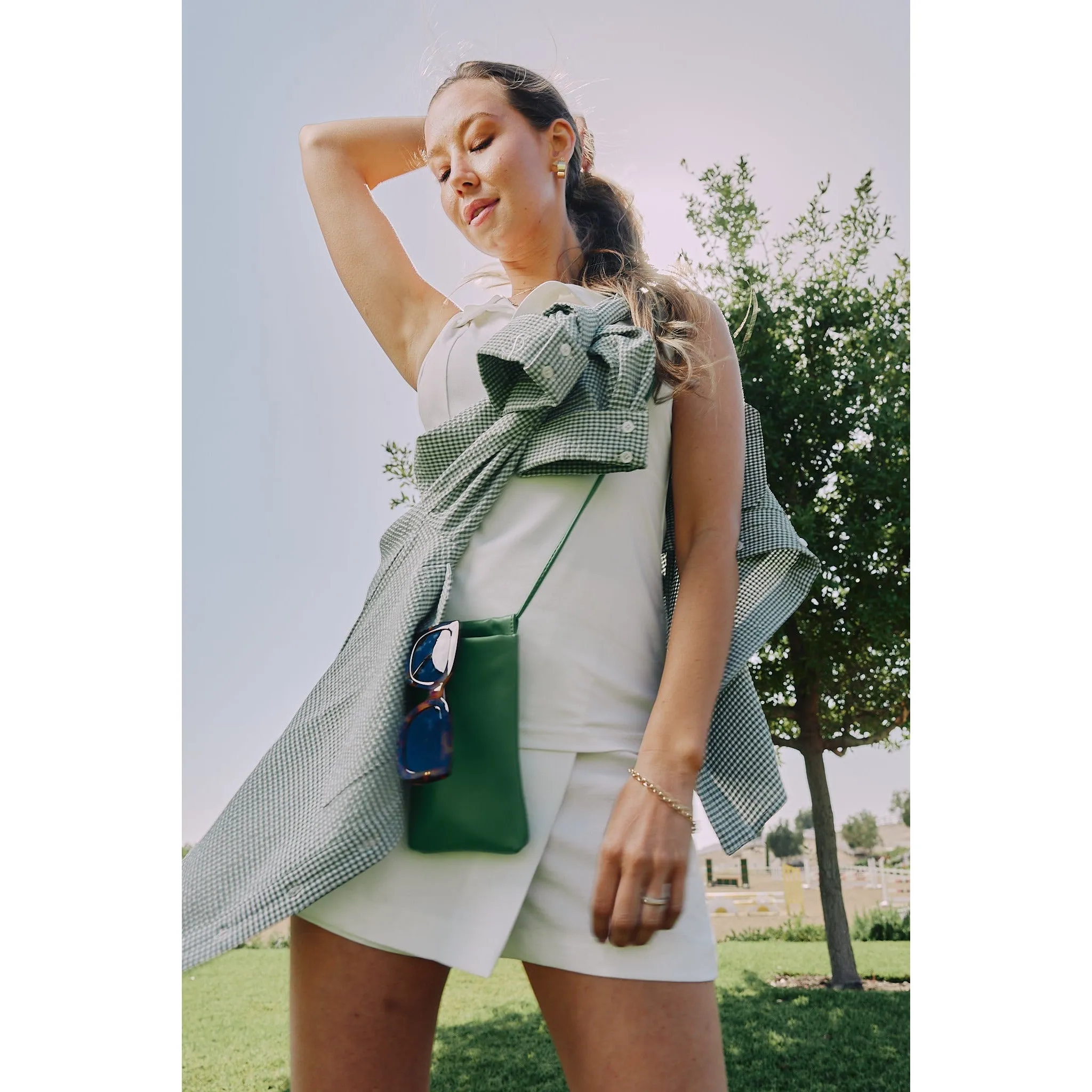 Cameron | The Sleeveless Schooling Top | Bone