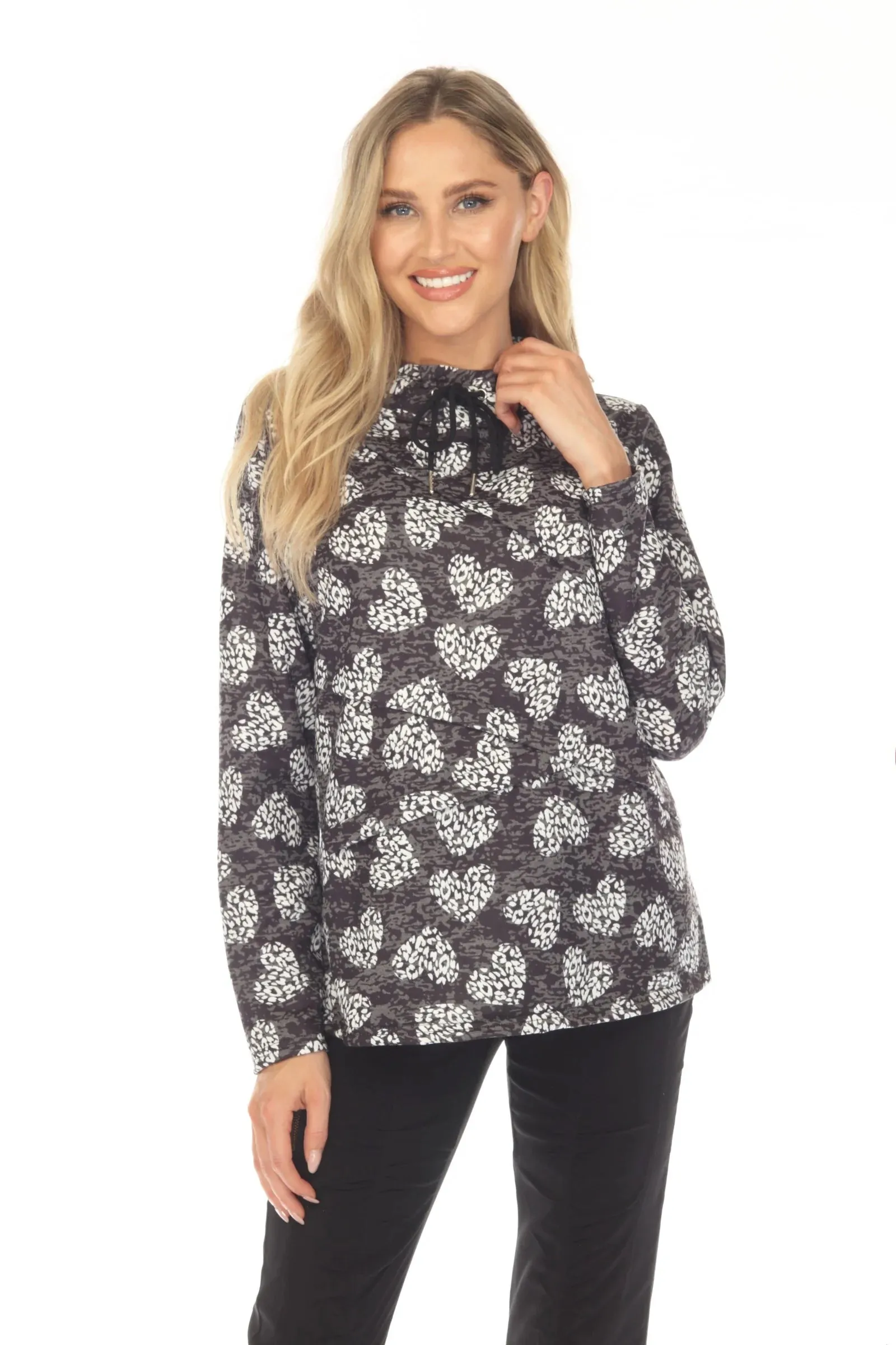 Carine Jillian Pullover - Stamped Hearts
