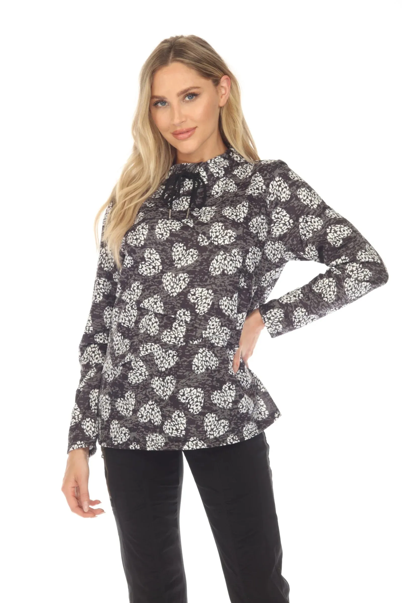 Carine Jillian Pullover - Stamped Hearts