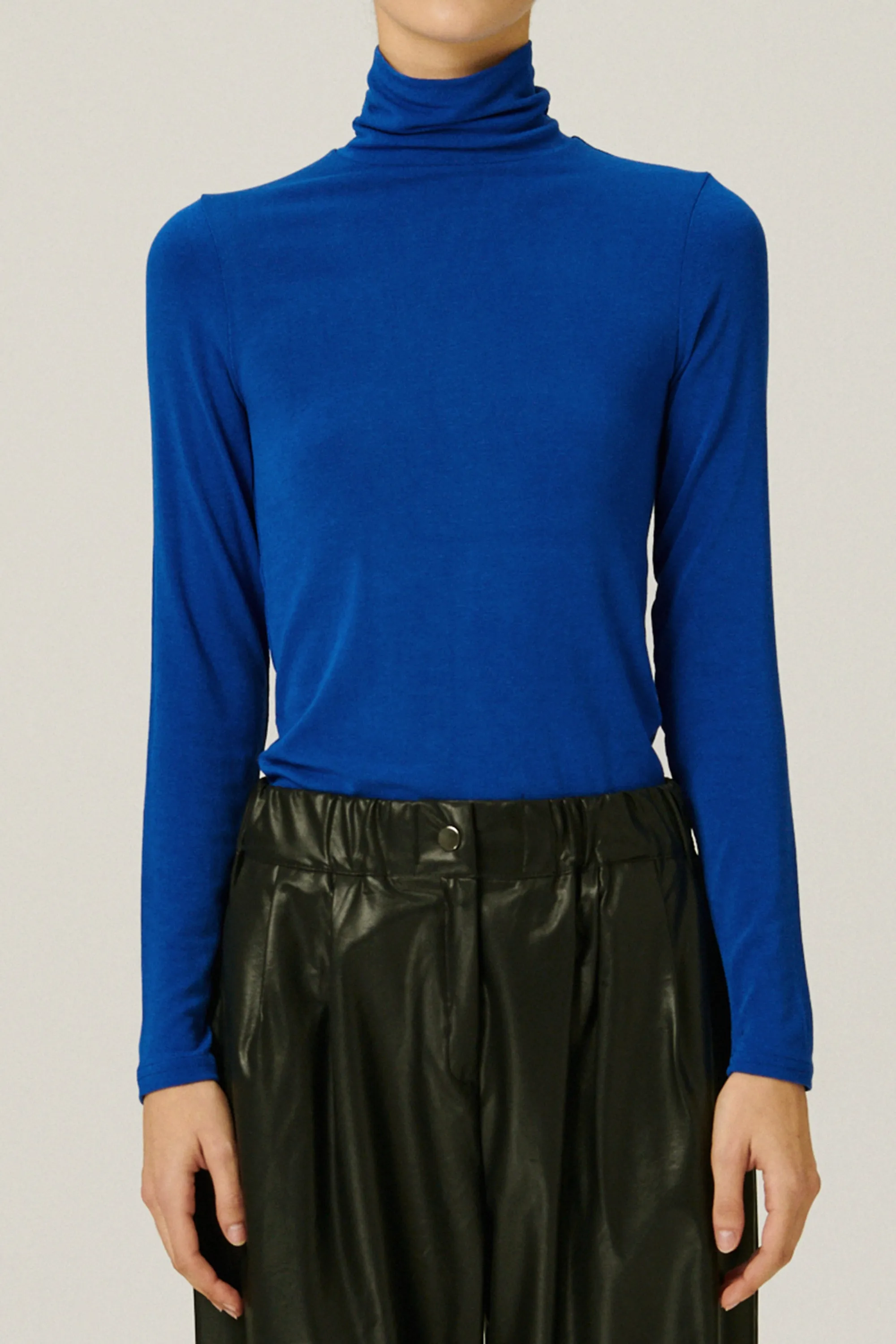 Celia Slimfit Turtle Neck Top