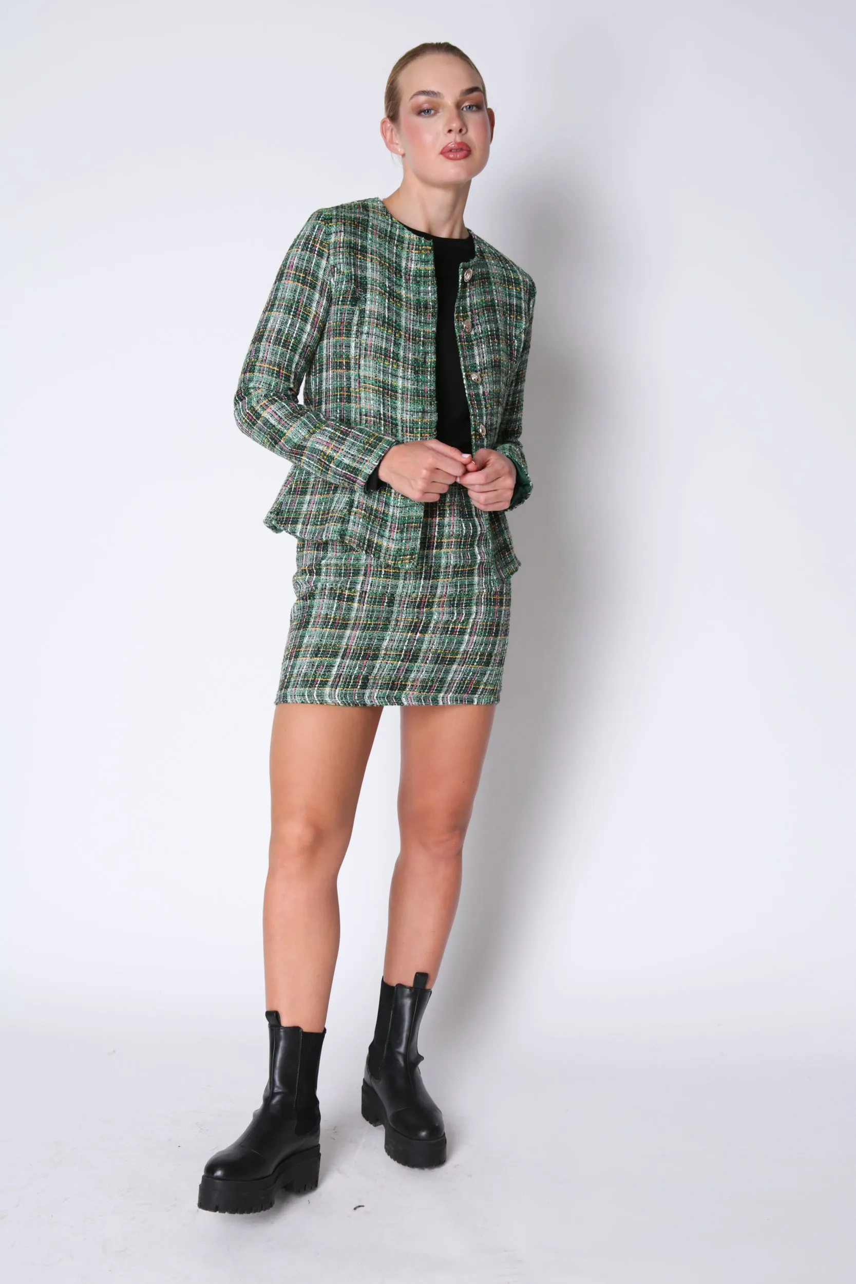 Chaqueta Alma Verde Eclipse