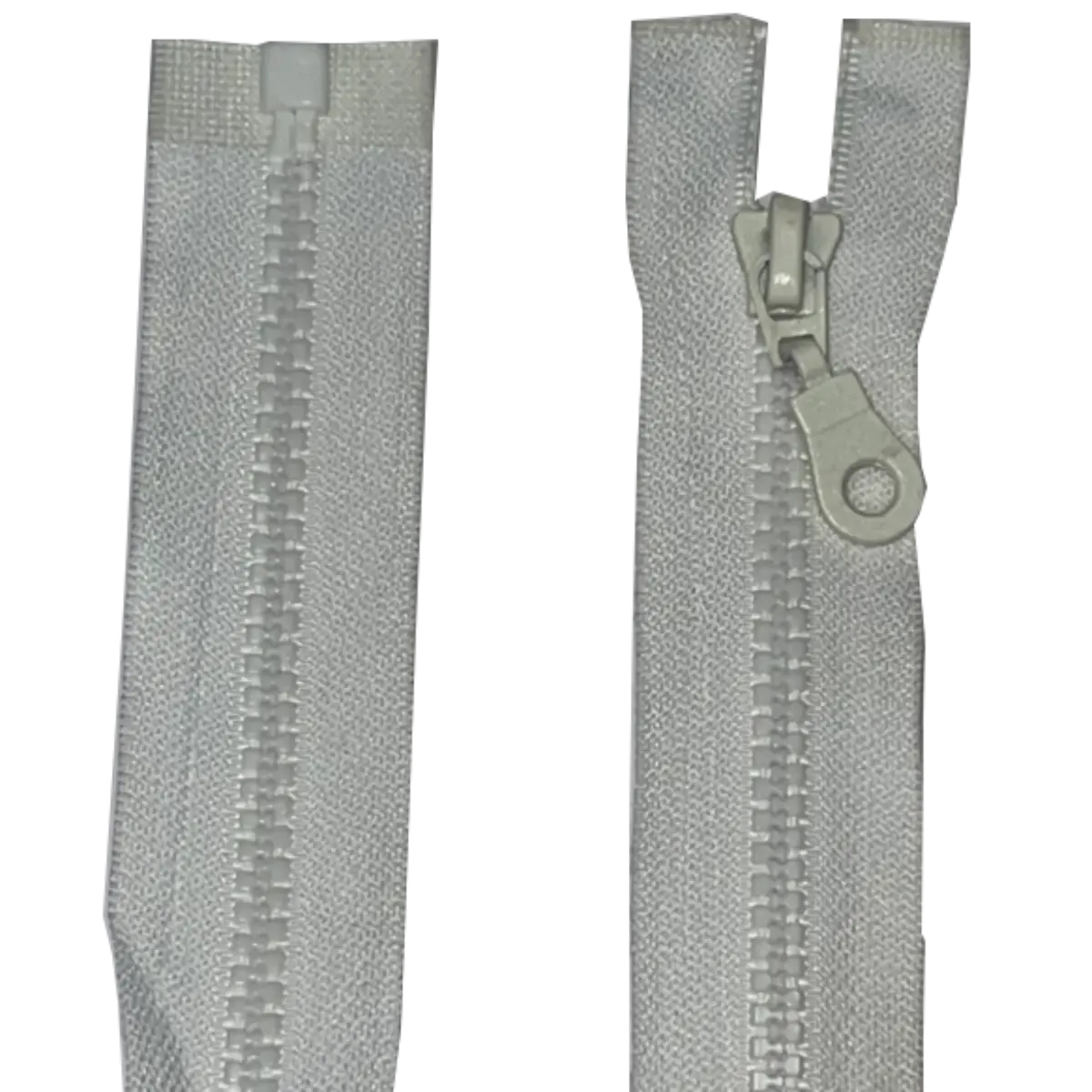 Chunky Open Ended Zip 18" (45cm) With Self Colour Metal Ring Pull