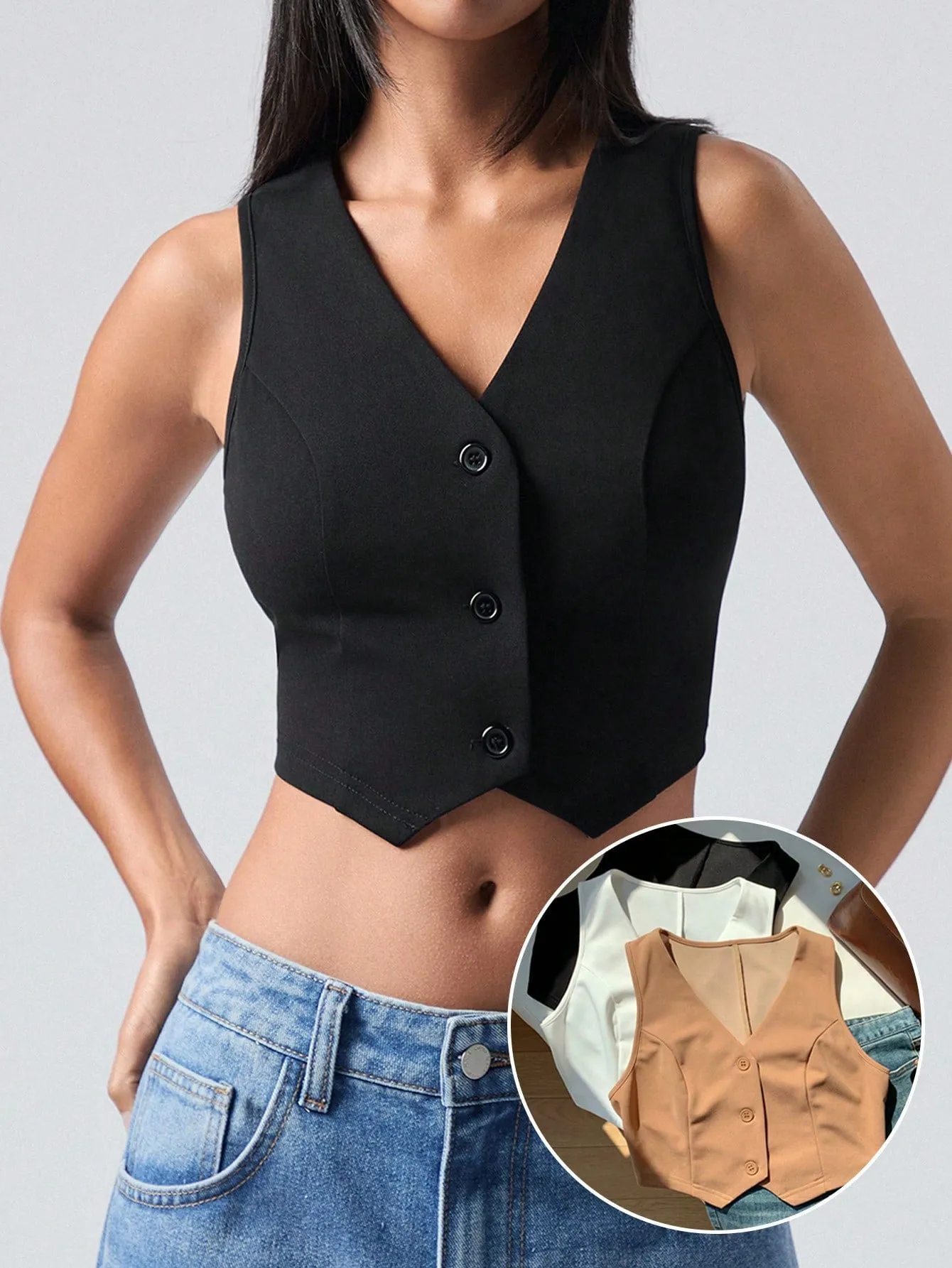 Conjunto de chaleco de verano para mujer - Cherry Vibes