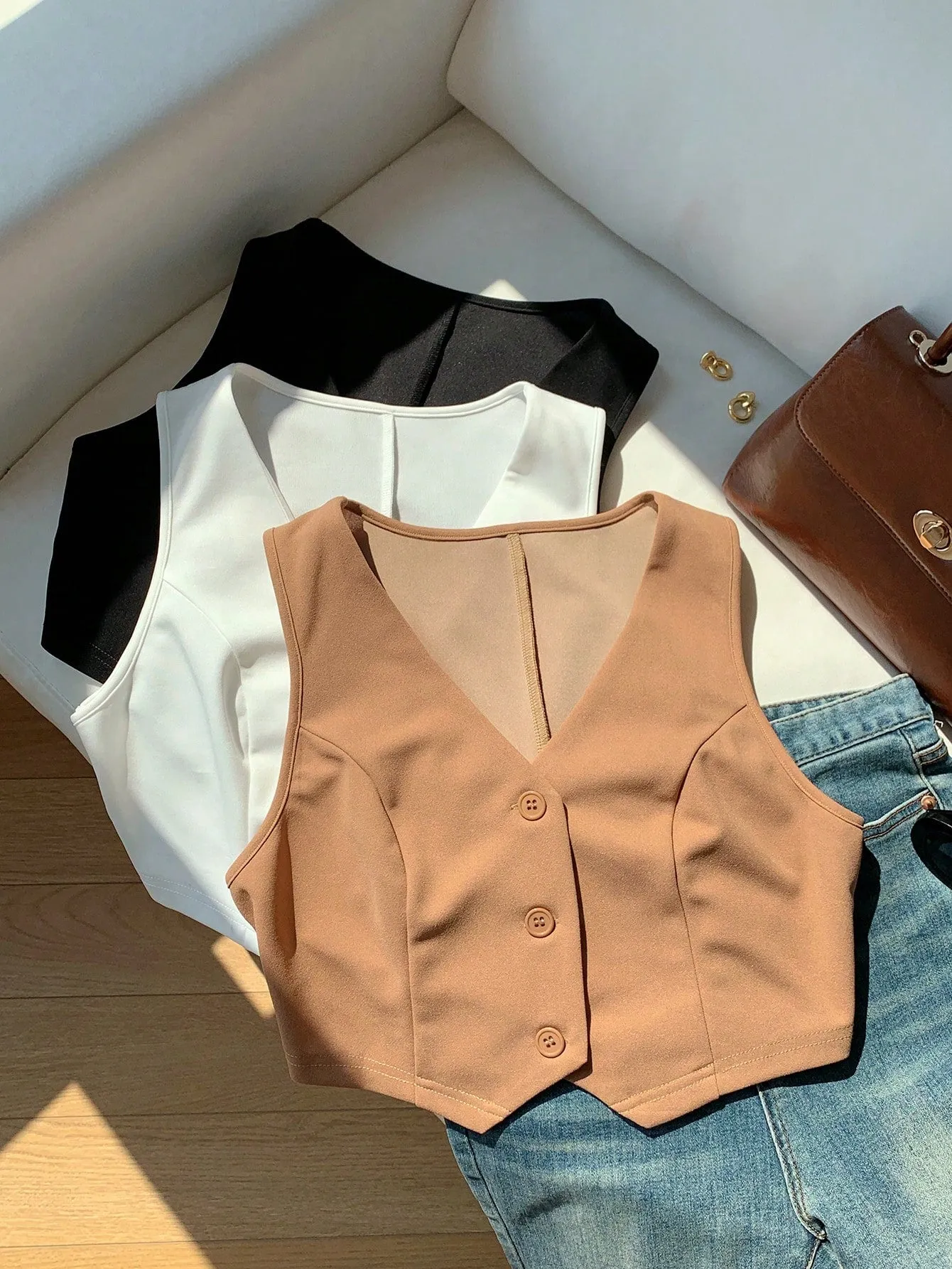 Conjunto de chaleco de verano para mujer - Cherry Vibes