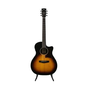 Cort GA1E-OPSB Acoustic Guitar, Open Pore Sunburst