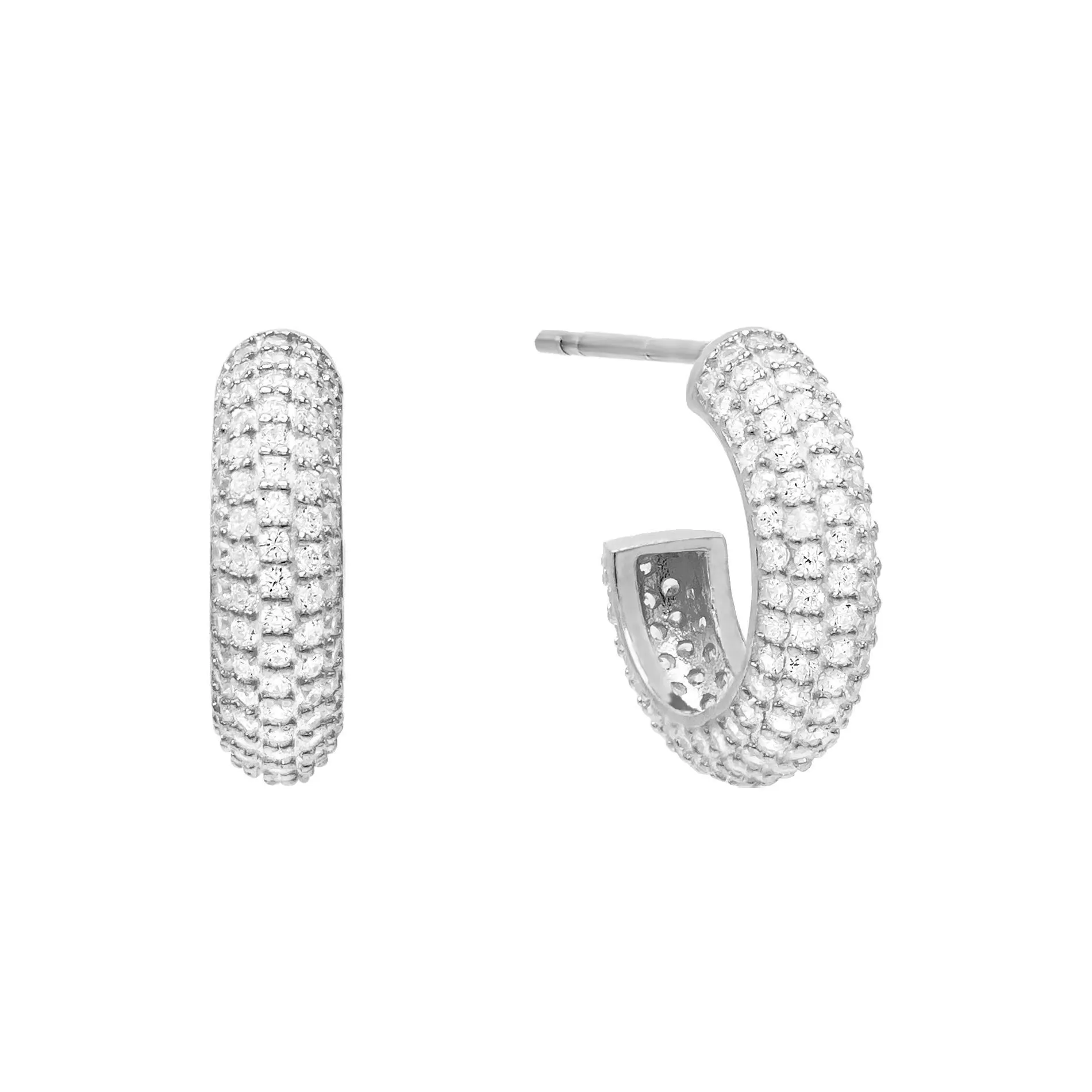 CZ Mini Hoop Earring