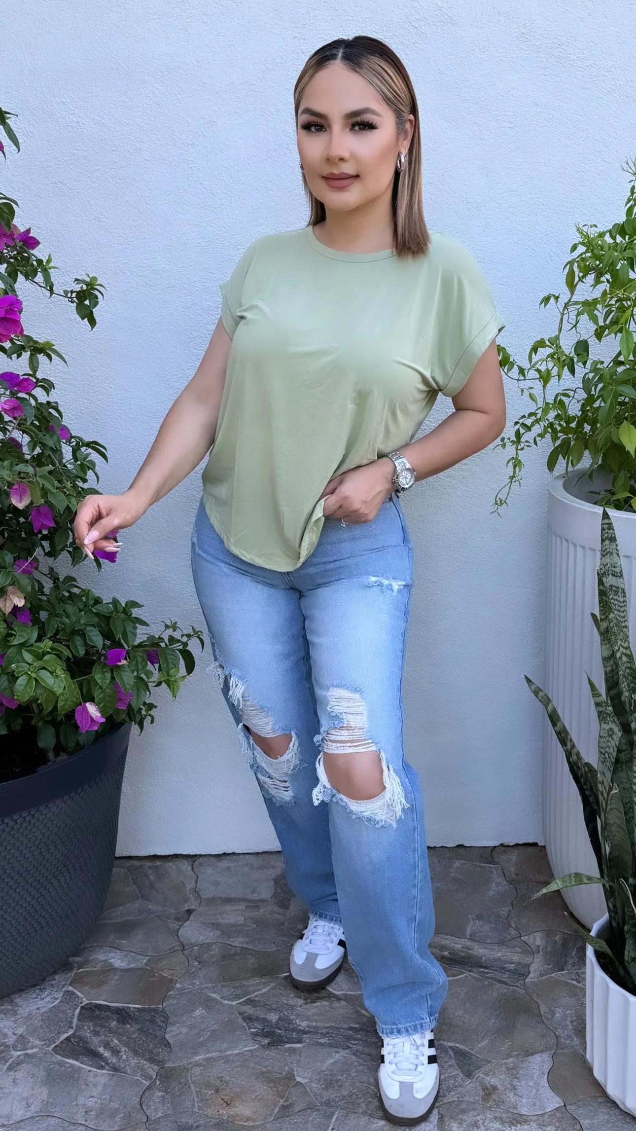 DIMITRI LIME TEE
