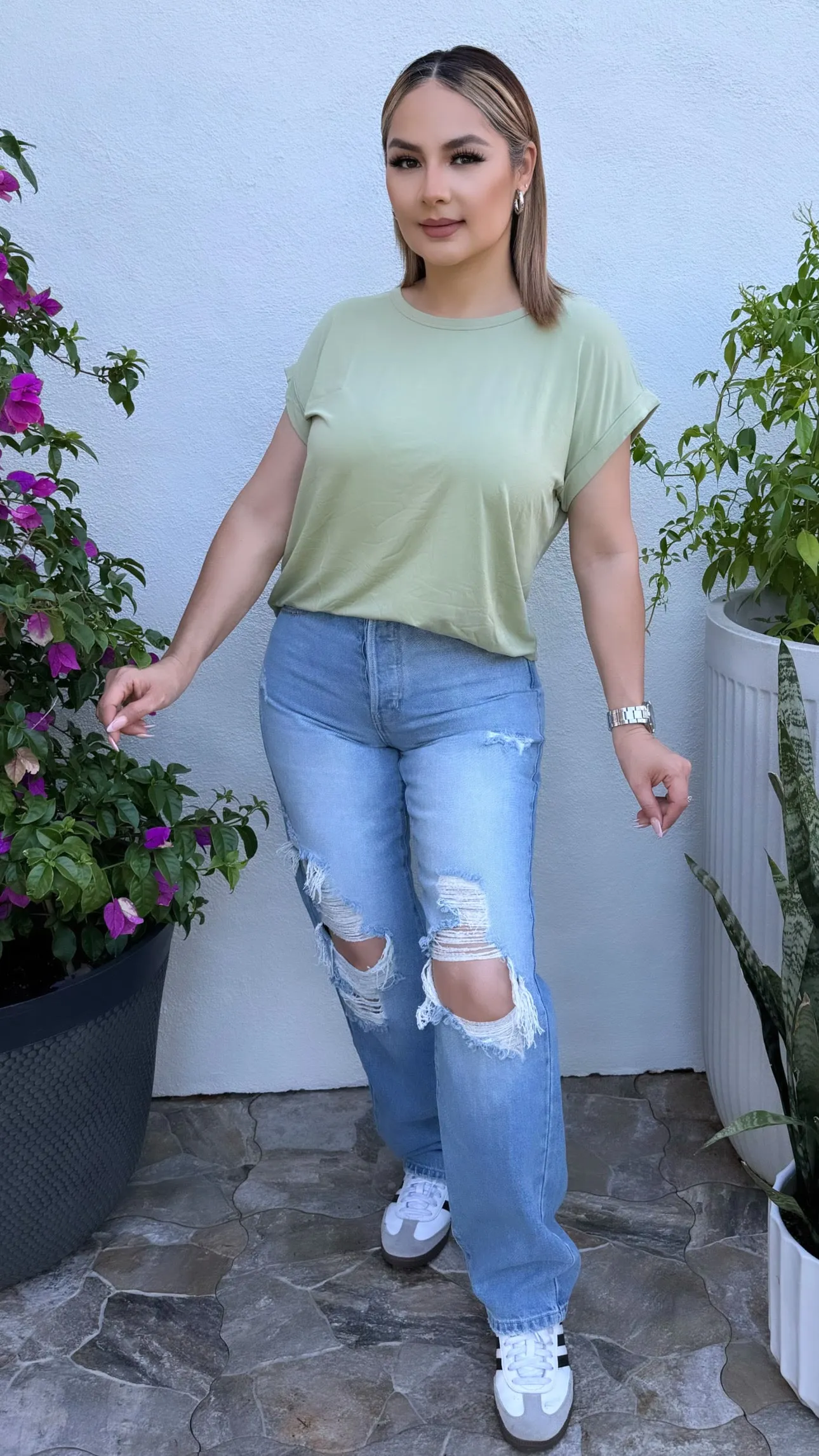 DIMITRI LIME TEE