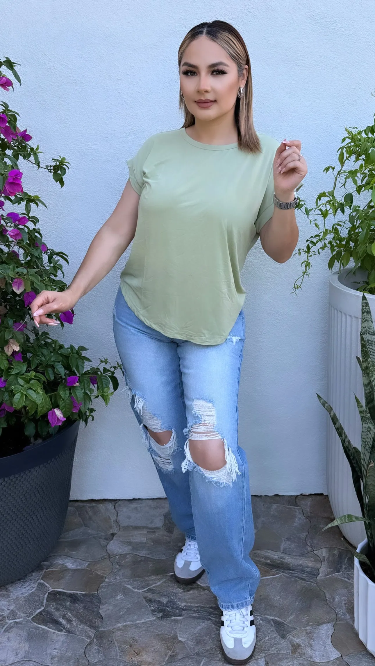 DIMITRI LIME TEE