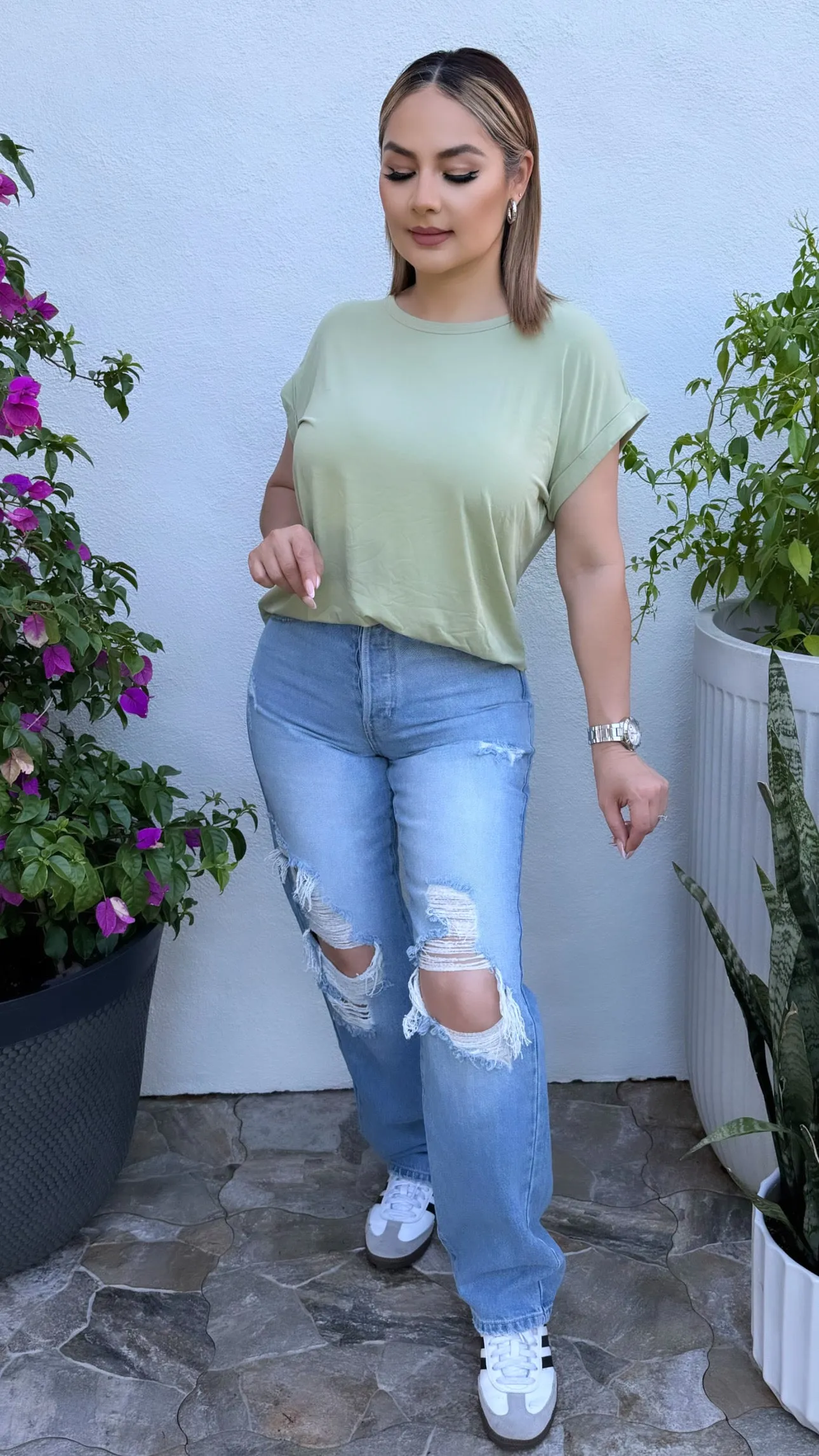 DIMITRI LIME TEE