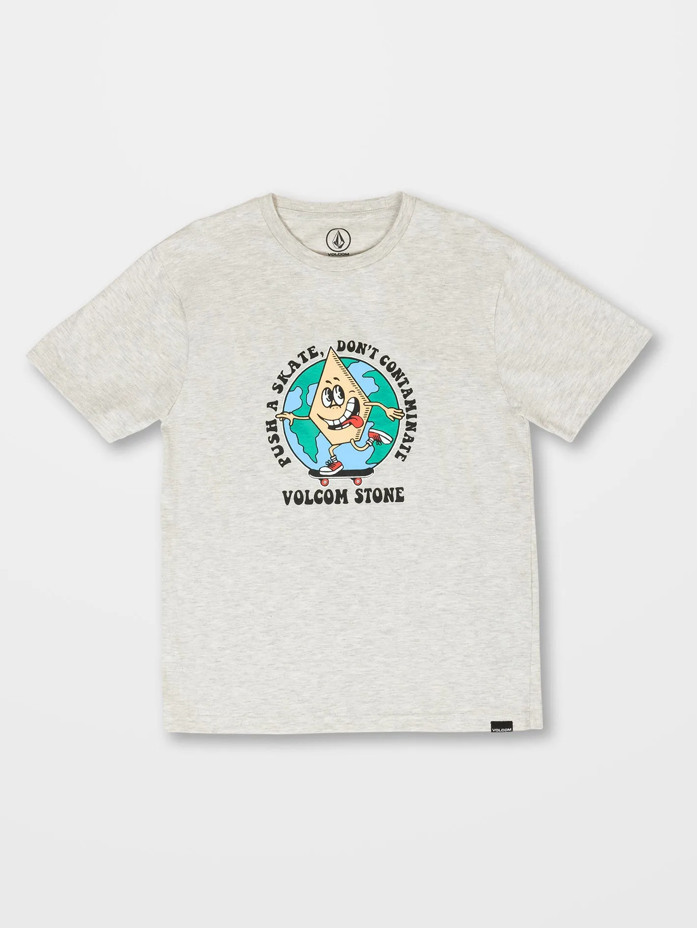 Dontcontaminate T-shirt - BONE HEATHER - (KIDS)