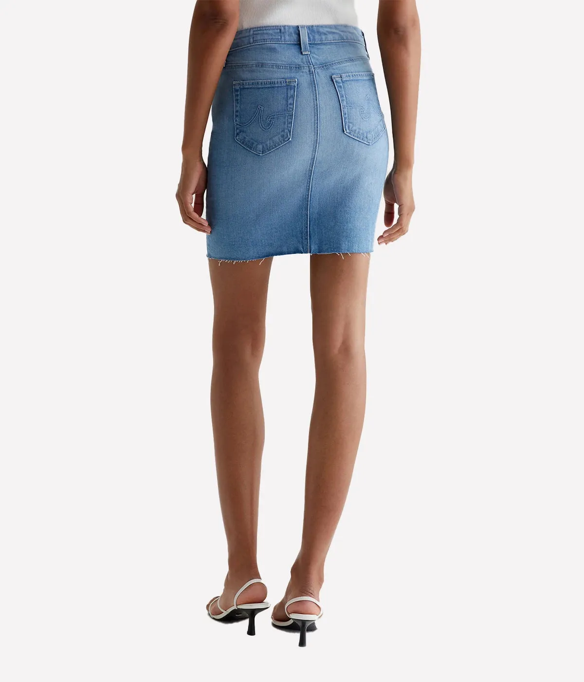 Erin Denim Skirt in Sincerely