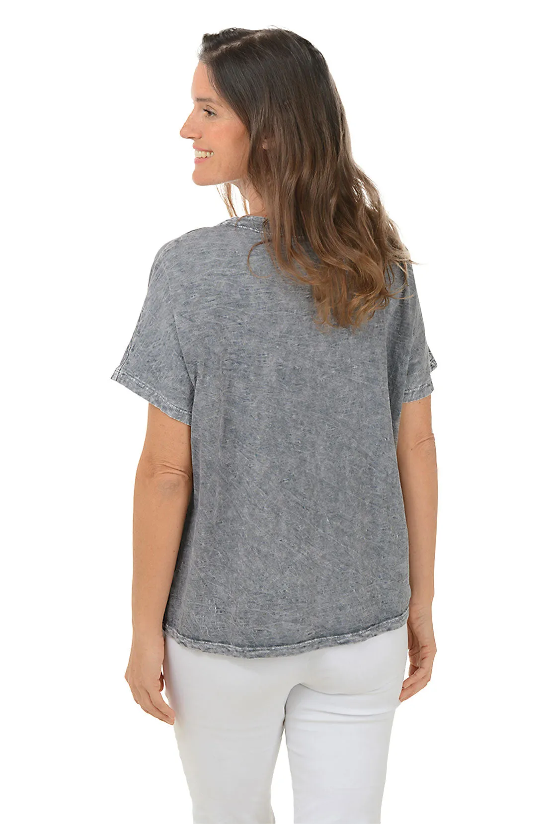 Field Notes Ribbed Pocket Short Sleeve Top