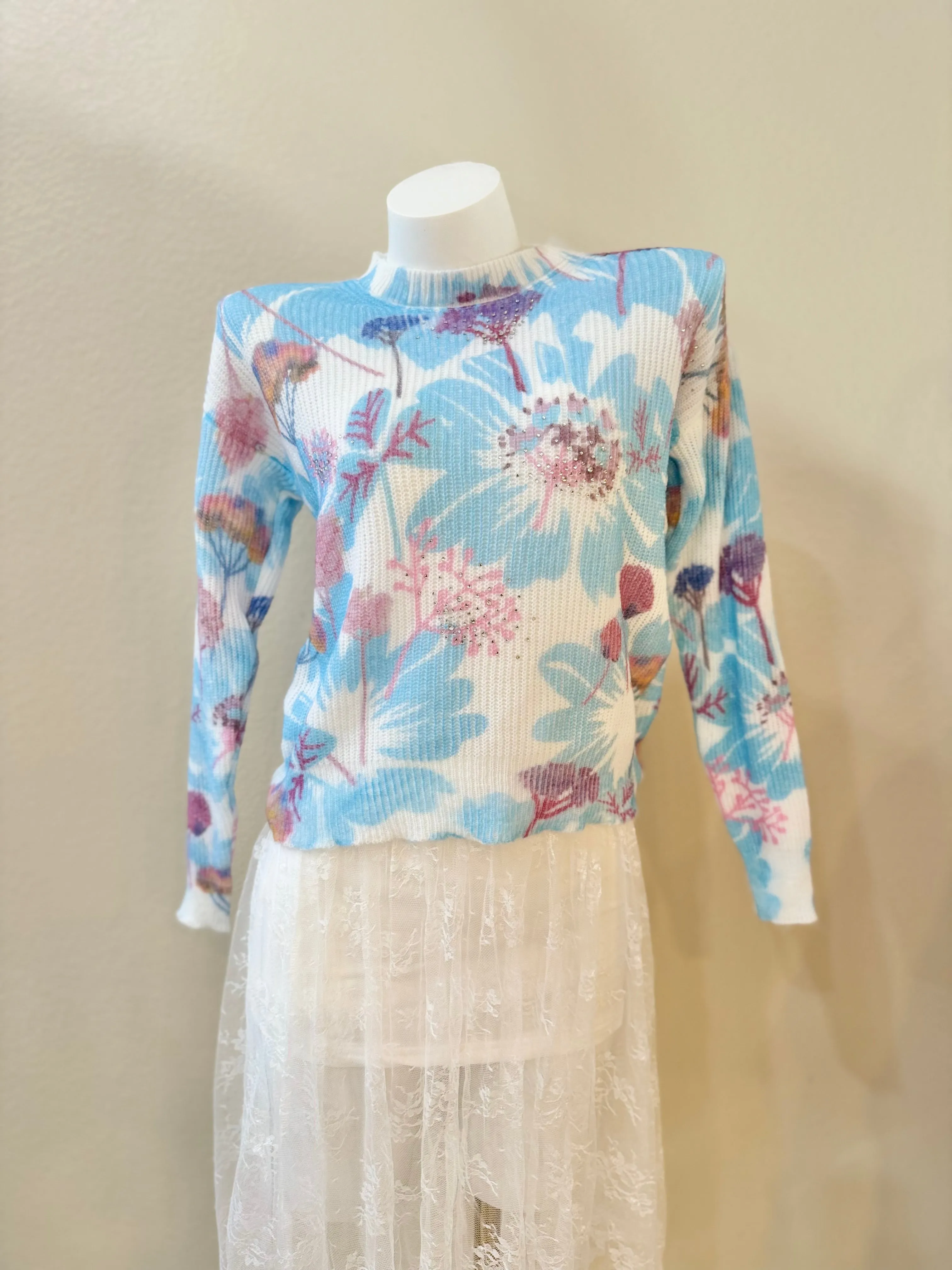 Floral Sweater