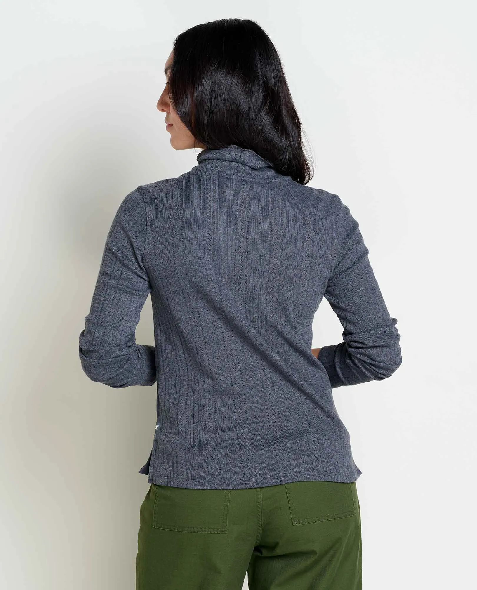 Foothills Pointelle Long Sleeve Turtleneck - SALE