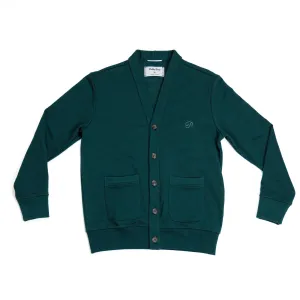 French Terry Cardigan (Forest Green)