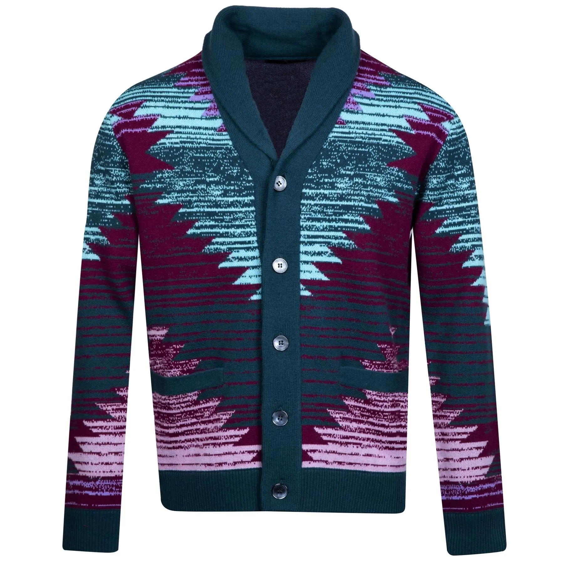 Green Flash Ottawa Shawl Cardigan Multi