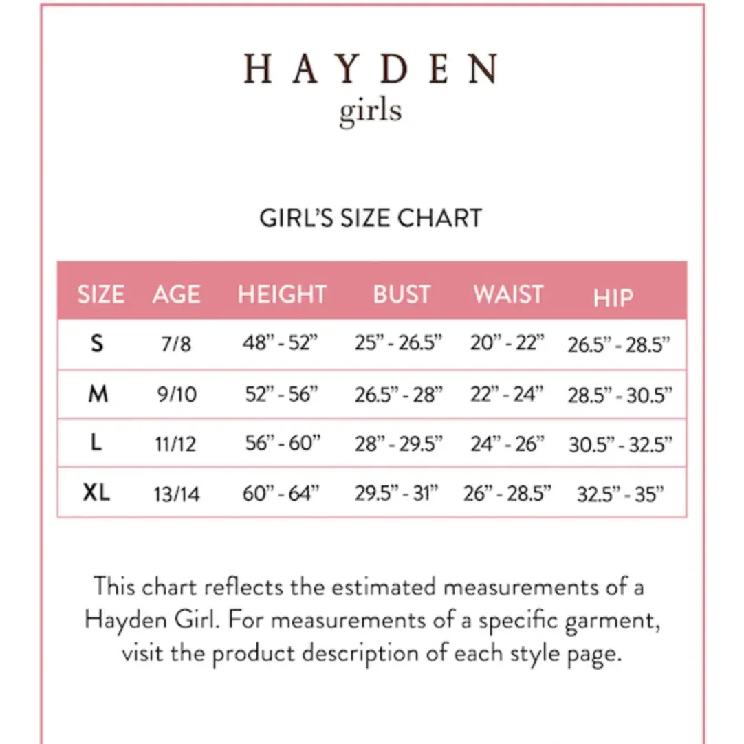 Hayden Girls Gingham Button Detail Puff Sleeve Scoop Neck Top