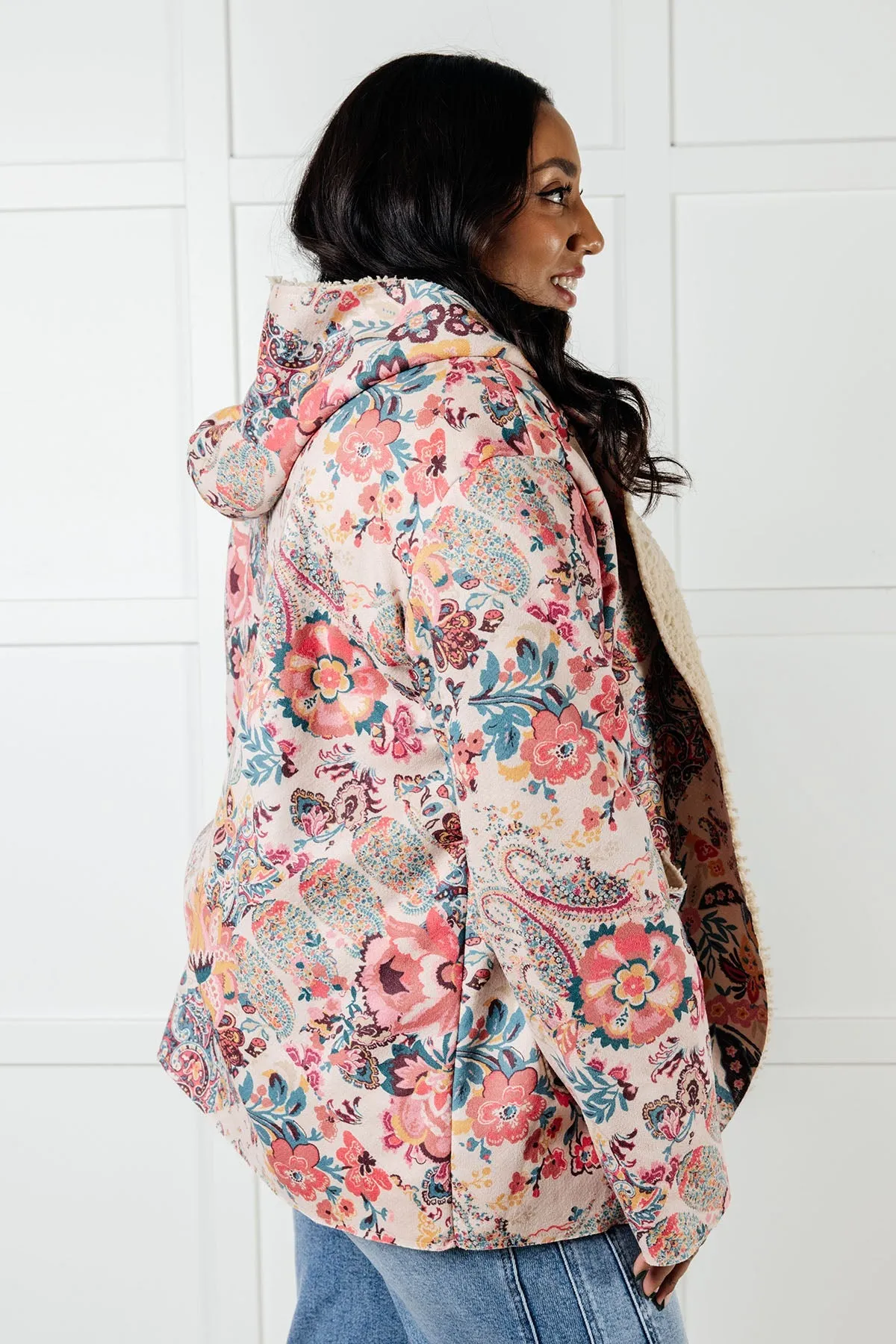 Hazel Blues® |  Beautiful Things Sherpa Lined Hoodie