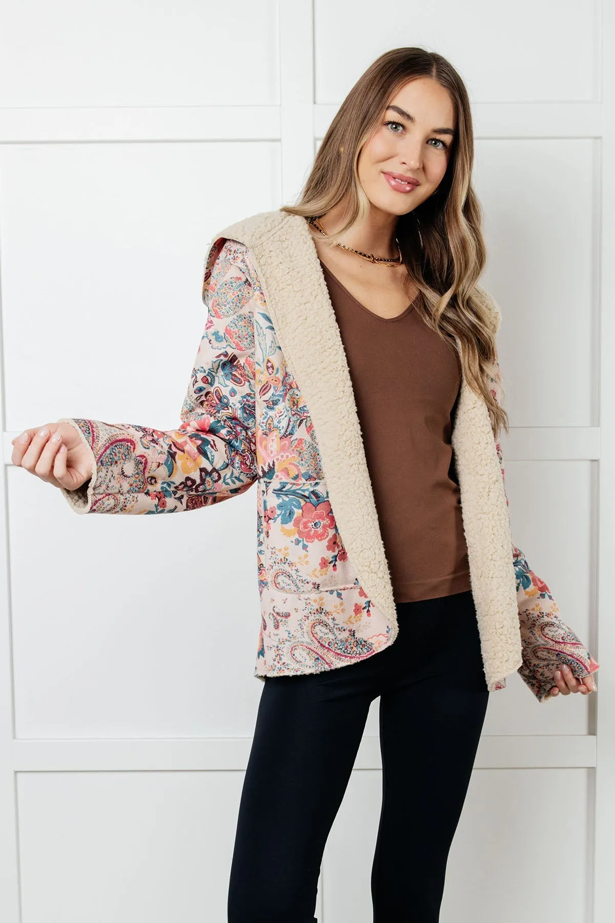 Hazel Blues® |  Beautiful Things Sherpa Lined Hoodie