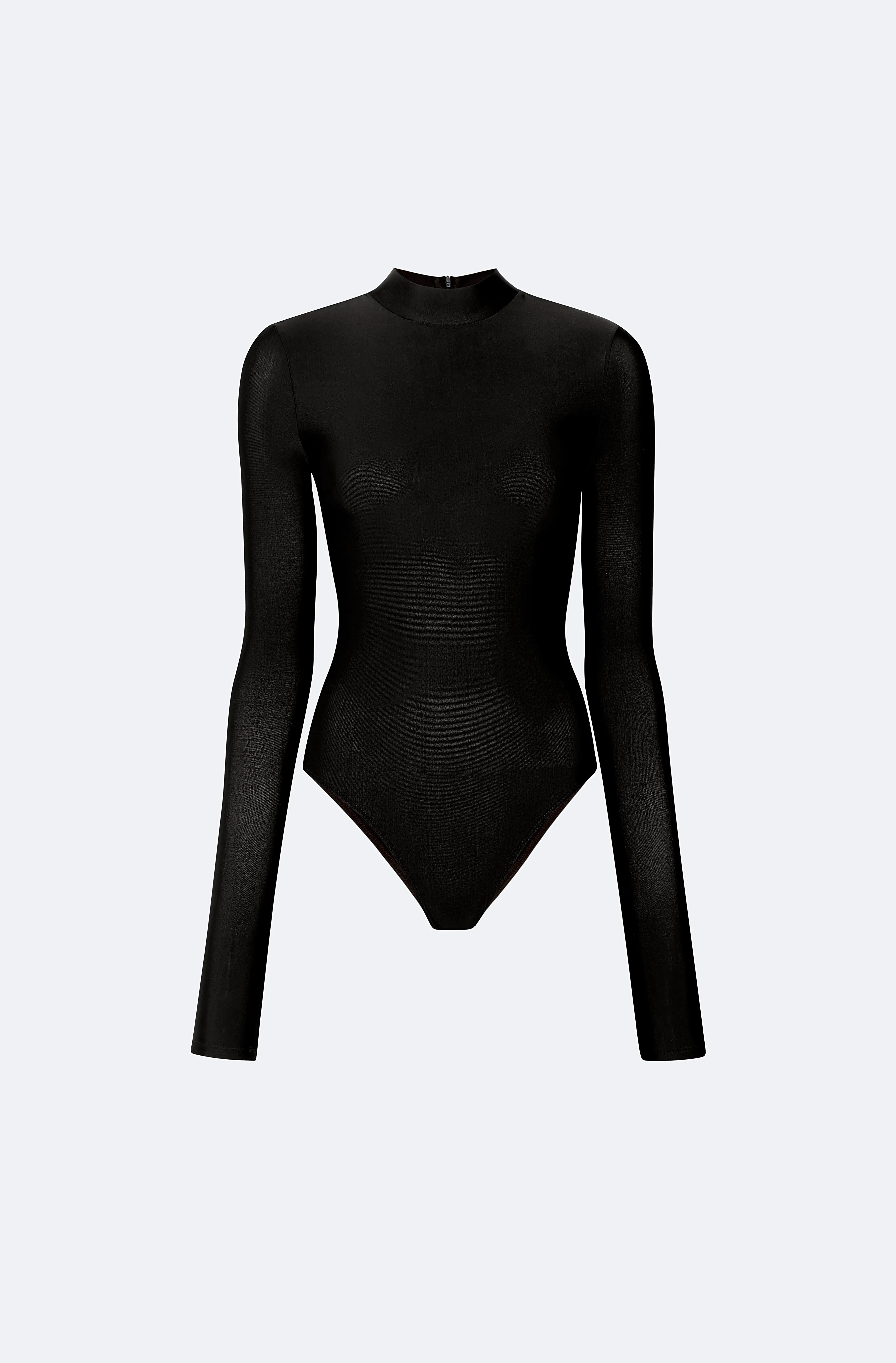 Jersey Mock Neck Bodysuit