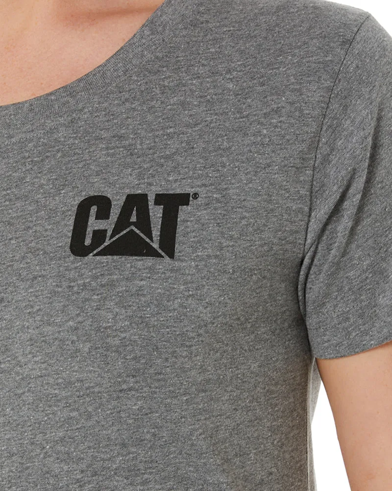 Ladies Trademark SS Tee - Dark Heather Grey